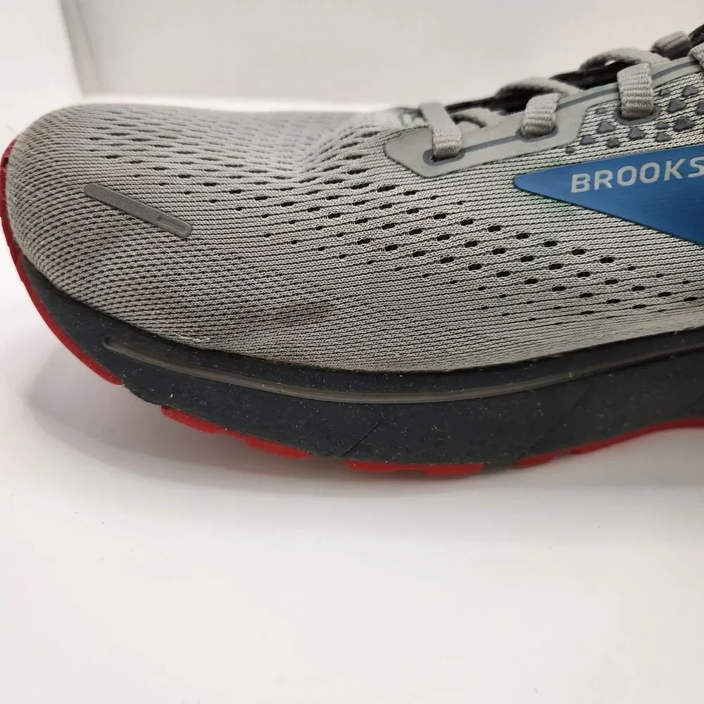 Brooks Ghost 14 Shoes Men's Size 13 D Gray Running Sneakers Athletic 1103691D078